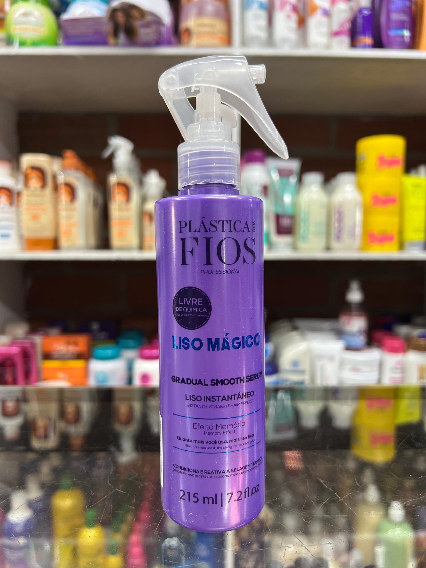 Liso mágico plástica dos fios