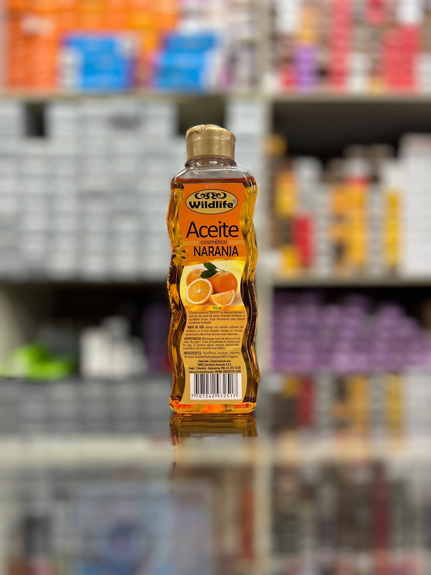 Aceite cosmético naranja Wild Life x250
