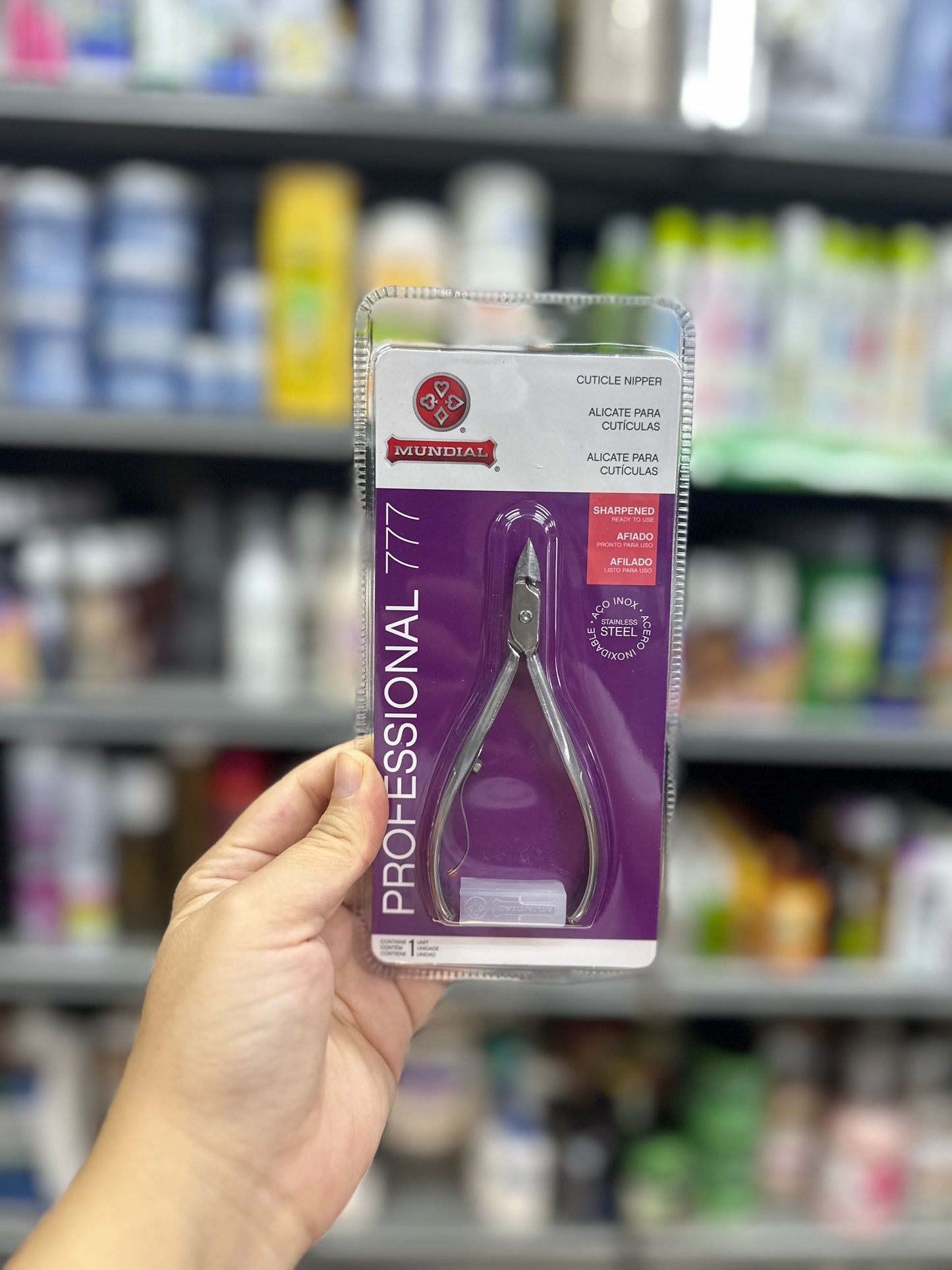 Alicate para cutículas profesional 777 mundial