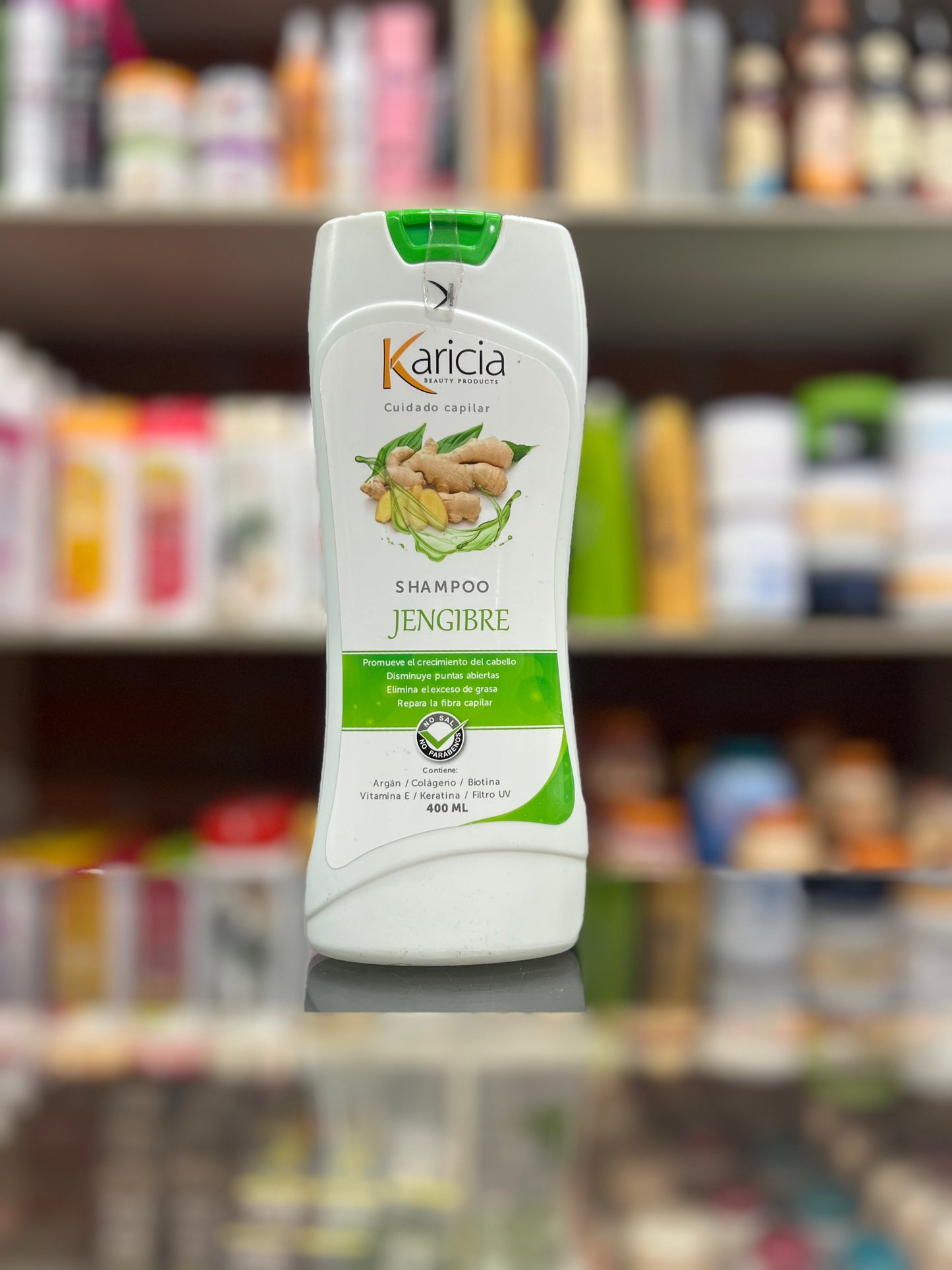 Shampoo jengibre karicia