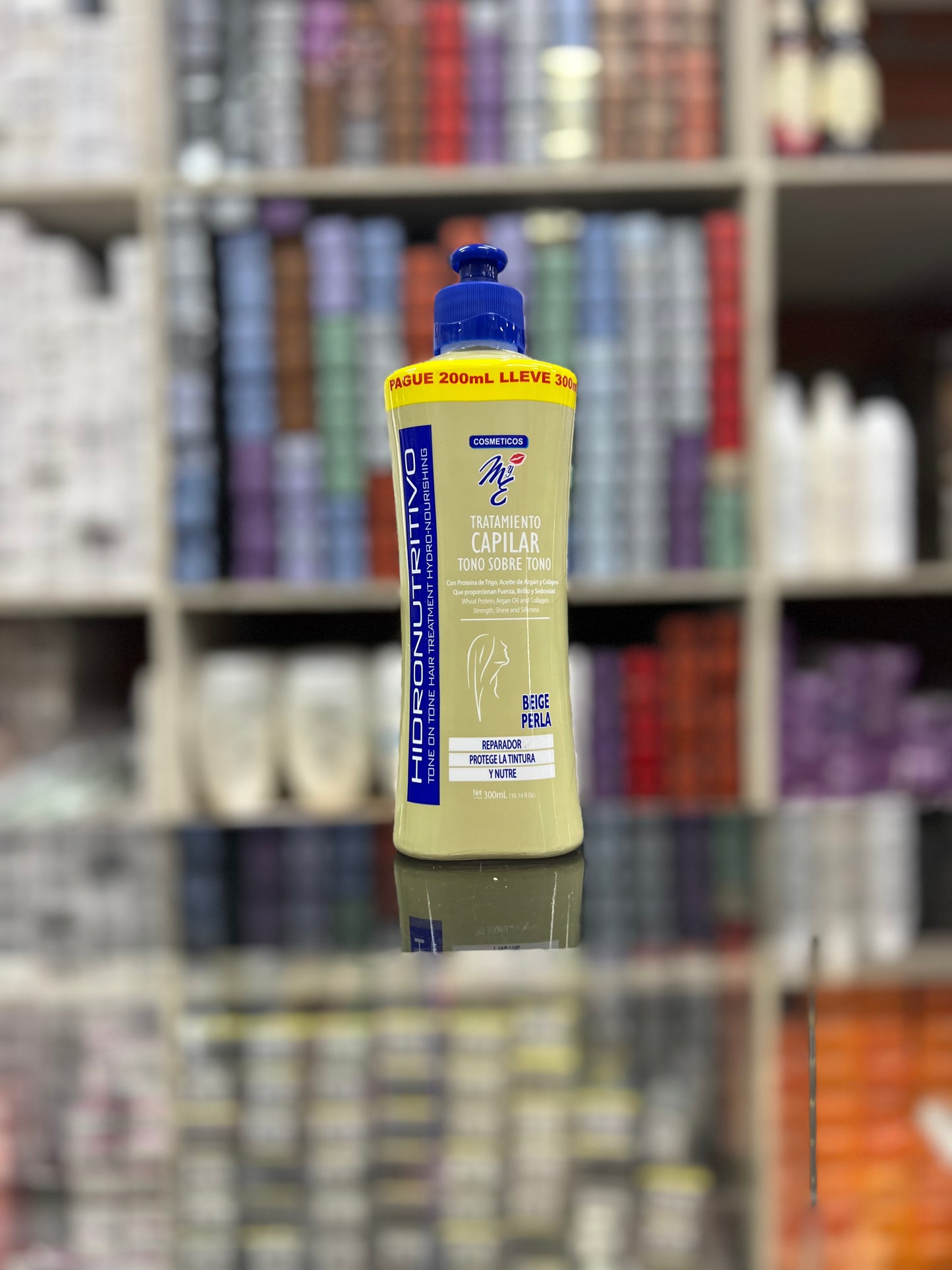 Tratamiento matizante beige perla mye
