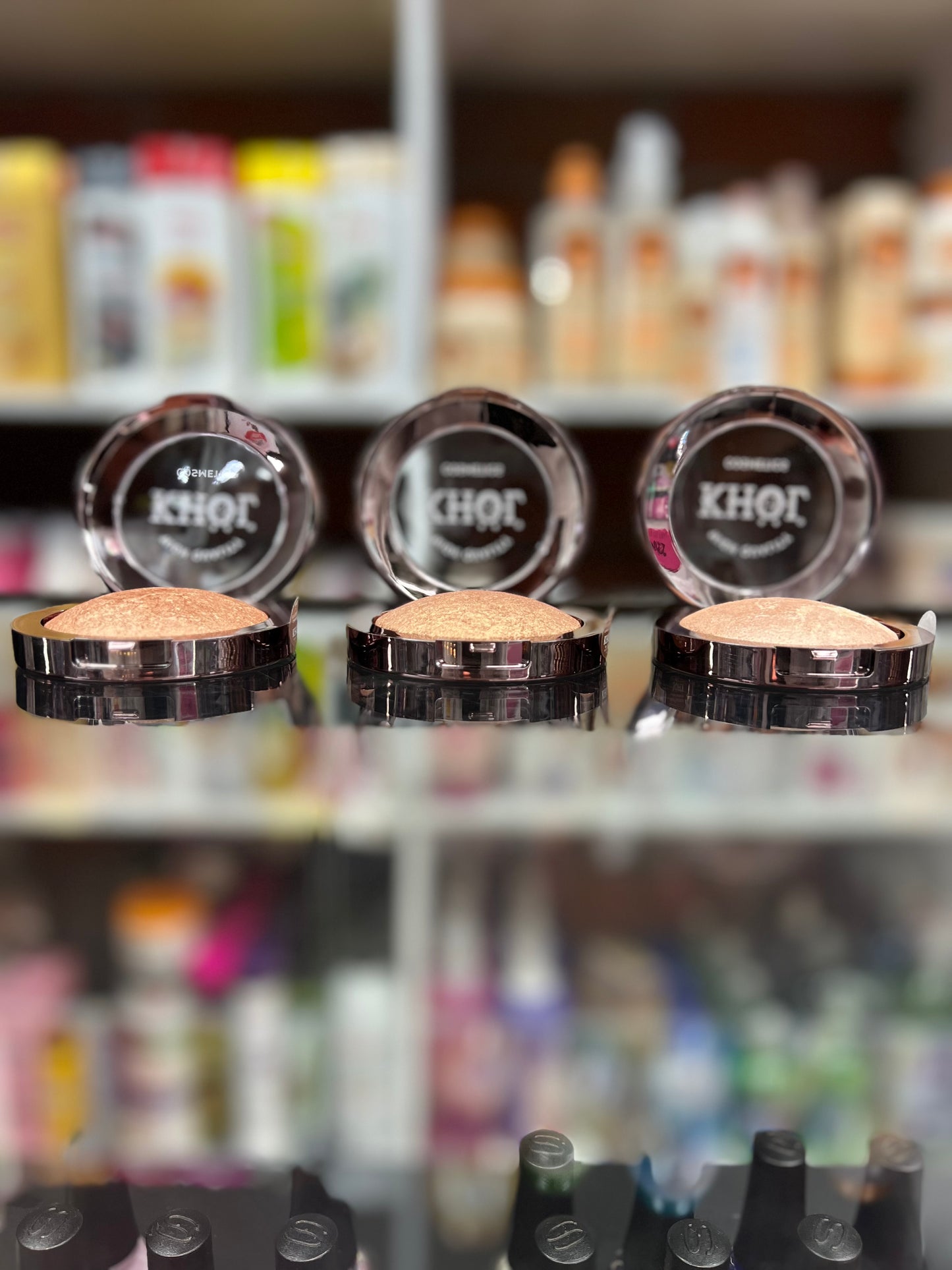 Iluminador o polvo bronceador khol