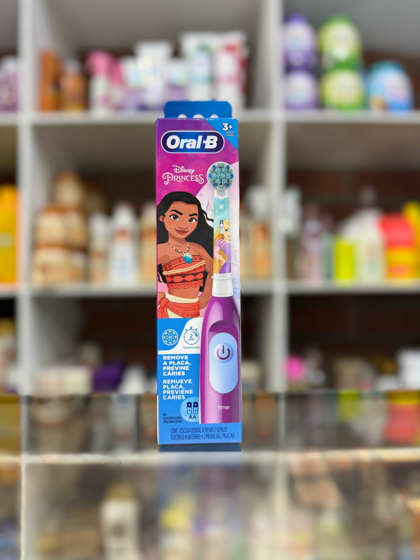 Oral-B Disney Princess Cepillo Dental Eléctrico a Pilas para Niños 3+ Años