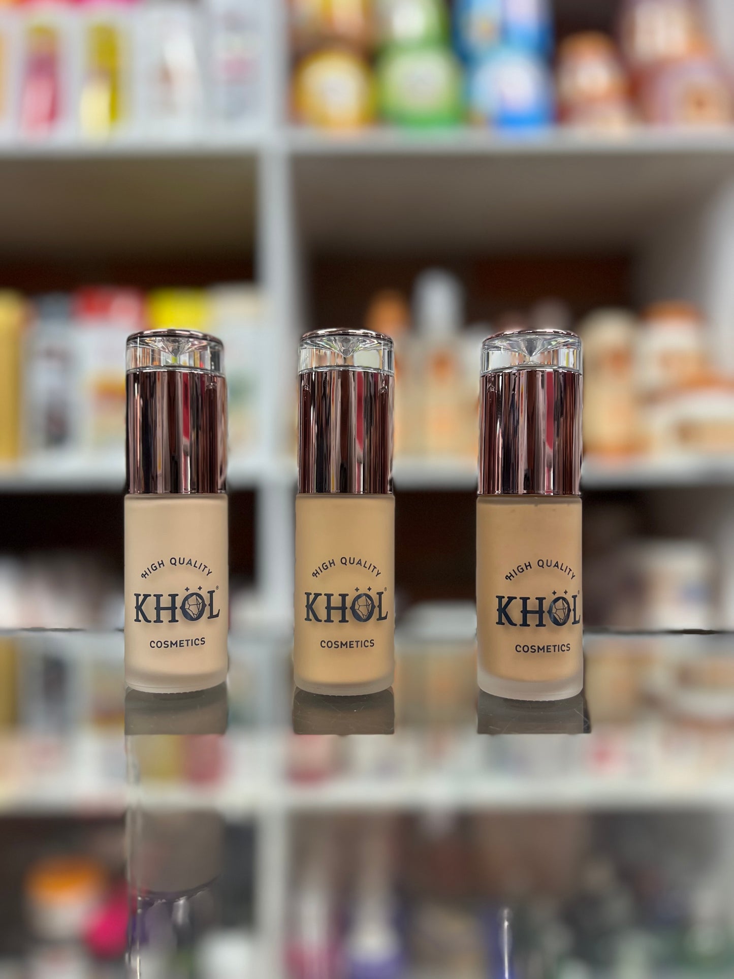 Base liquida con protección khol