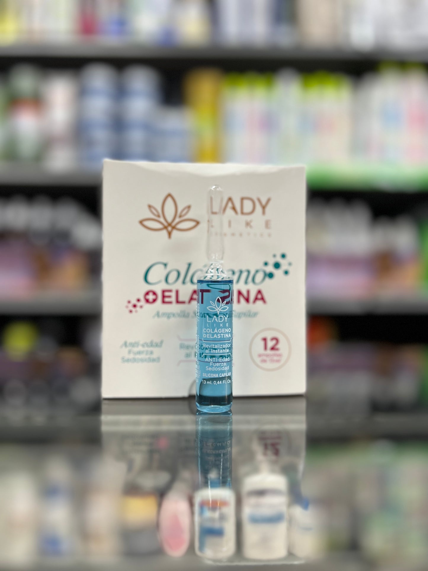 Ampolleta capilar colágeno y elastina lady like