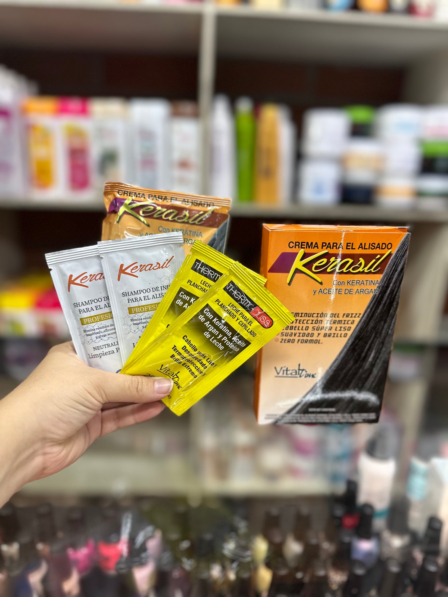 Crema alisadora kerasil