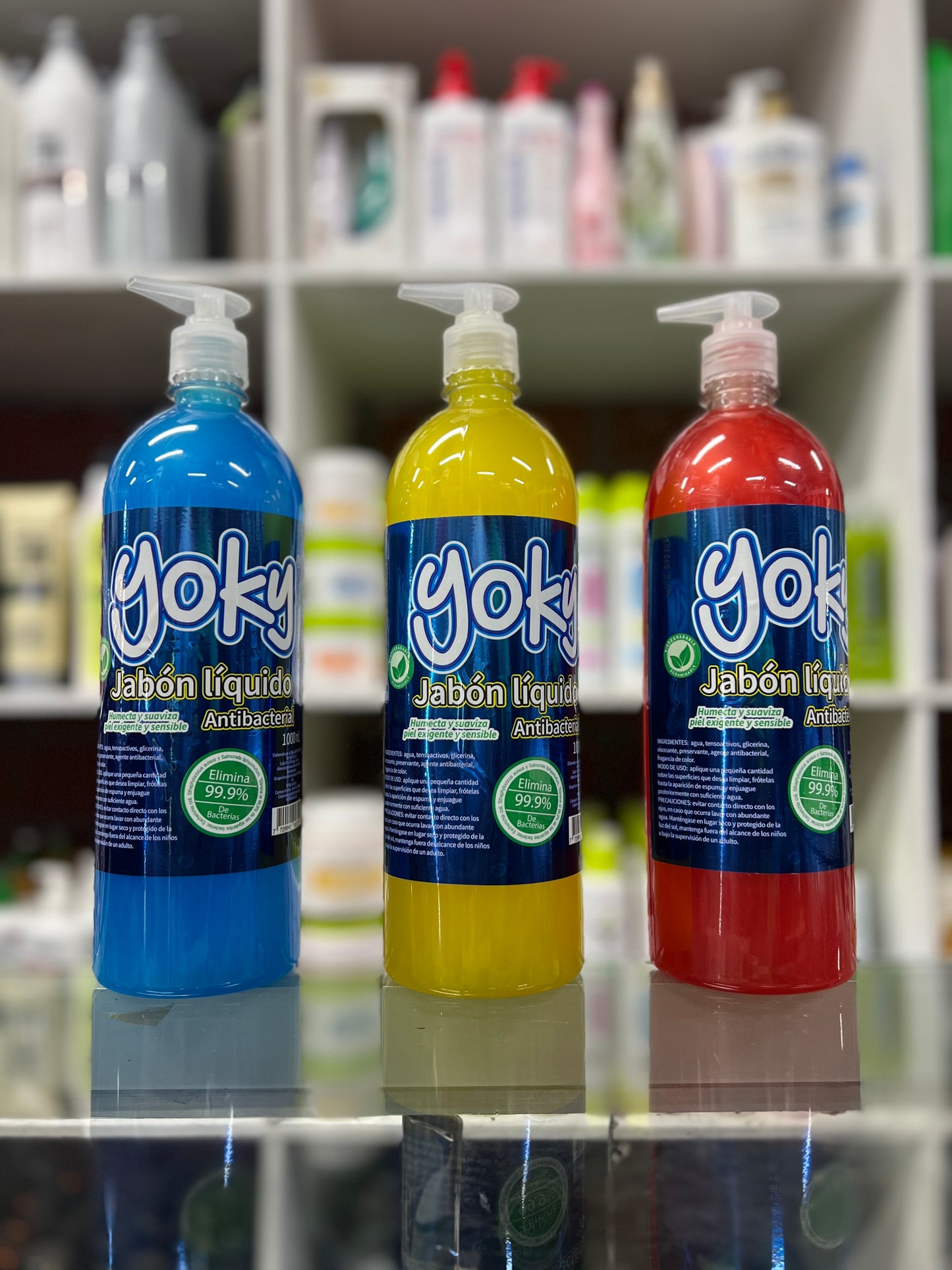 Jabon liquido antibacterial yoky