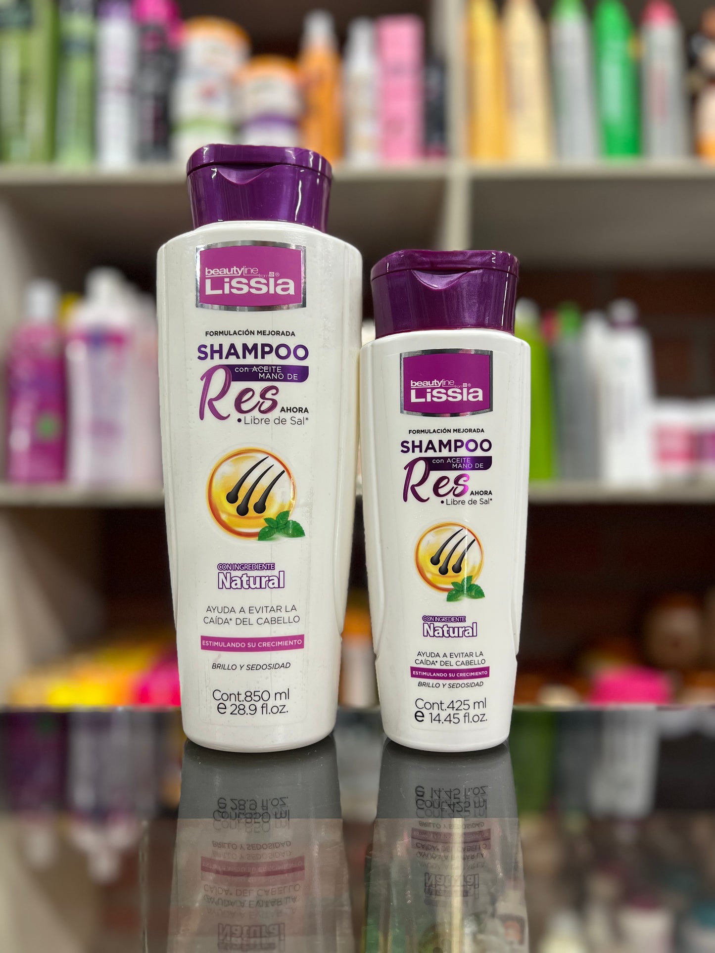 Shampoo con aceite mano de res Lissia
