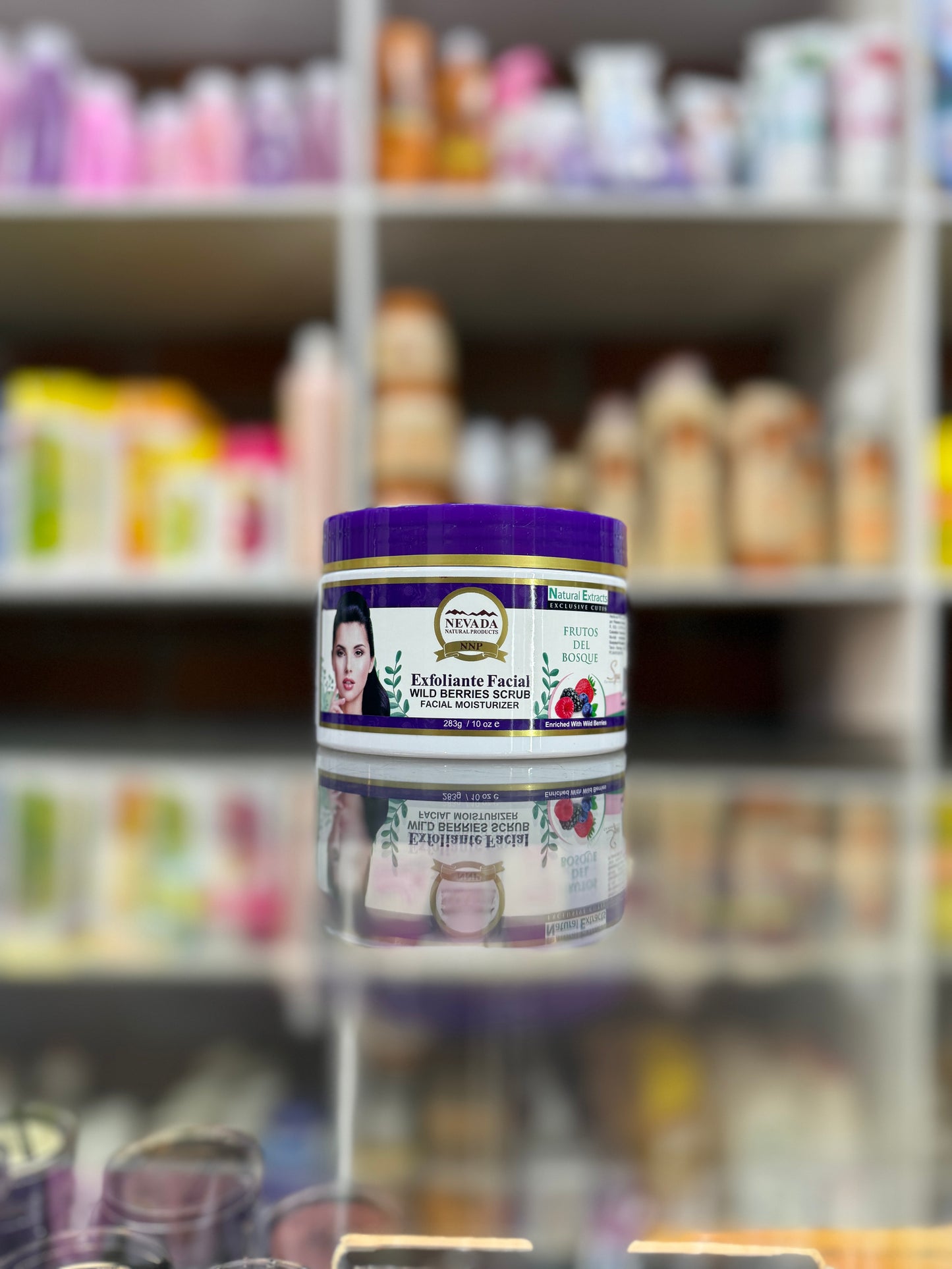Exfoliante facial frutos del bosque nevada