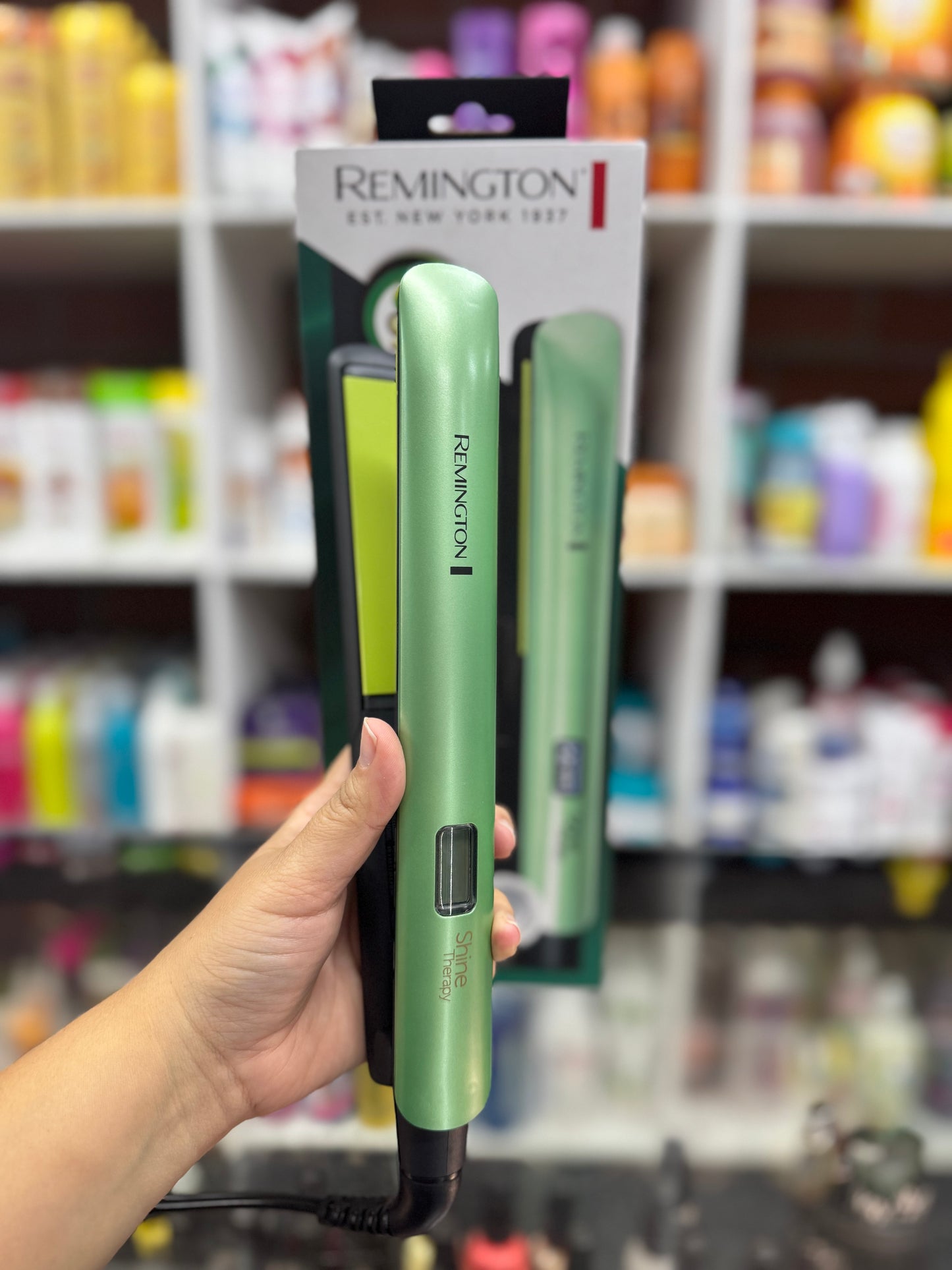 Plancha remington shine therapy aguacate macadamia