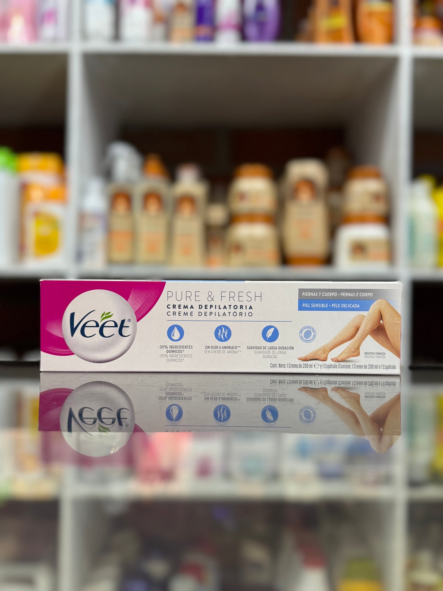 Crema depilatoria veet piel sensible
