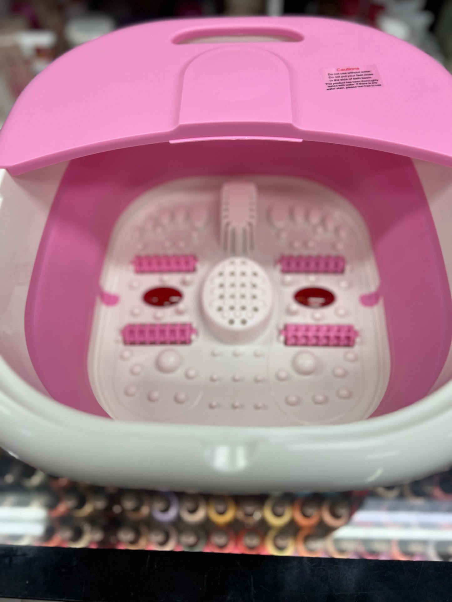 Bañera plegable para pies