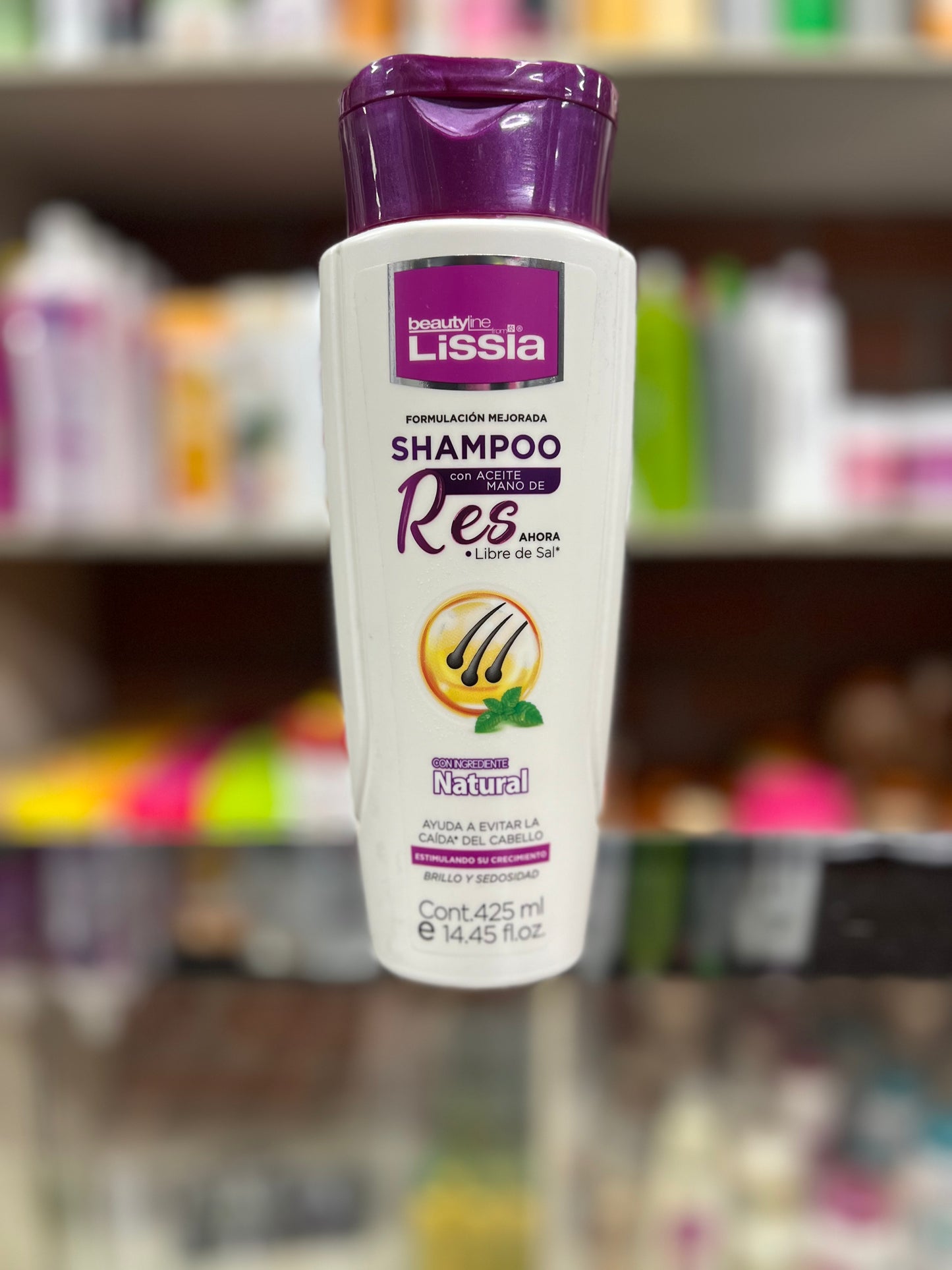 Shampoo con aceite mano de res Lissia