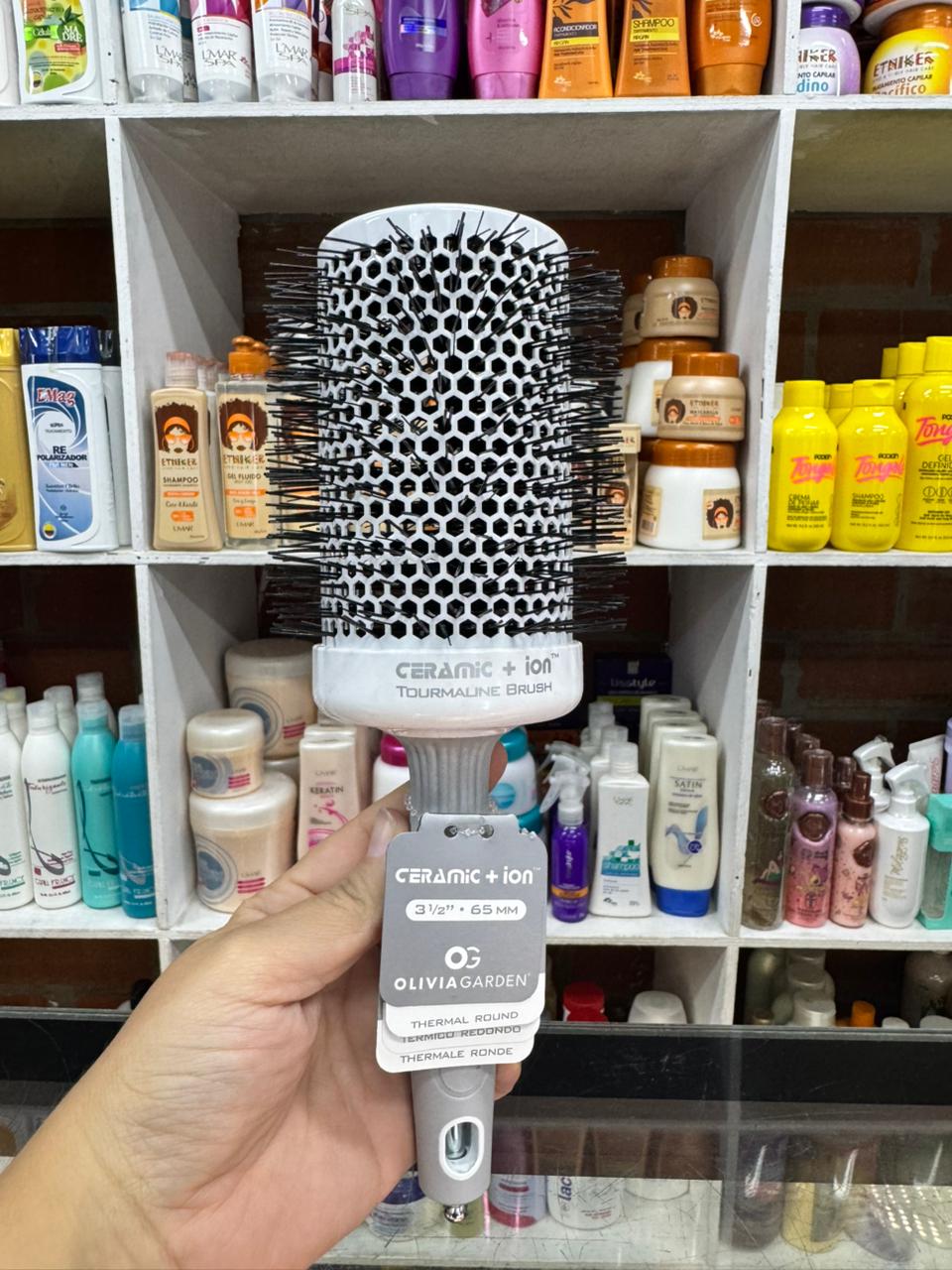 Cepillo ceramic + ion65mm Olivia garden