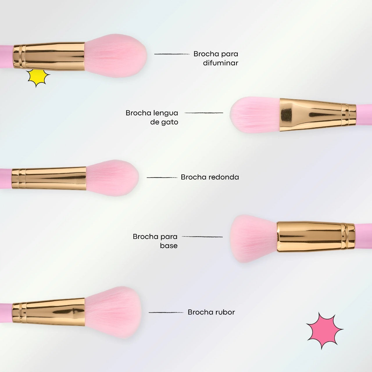 Kit brochas Lula x30 candy