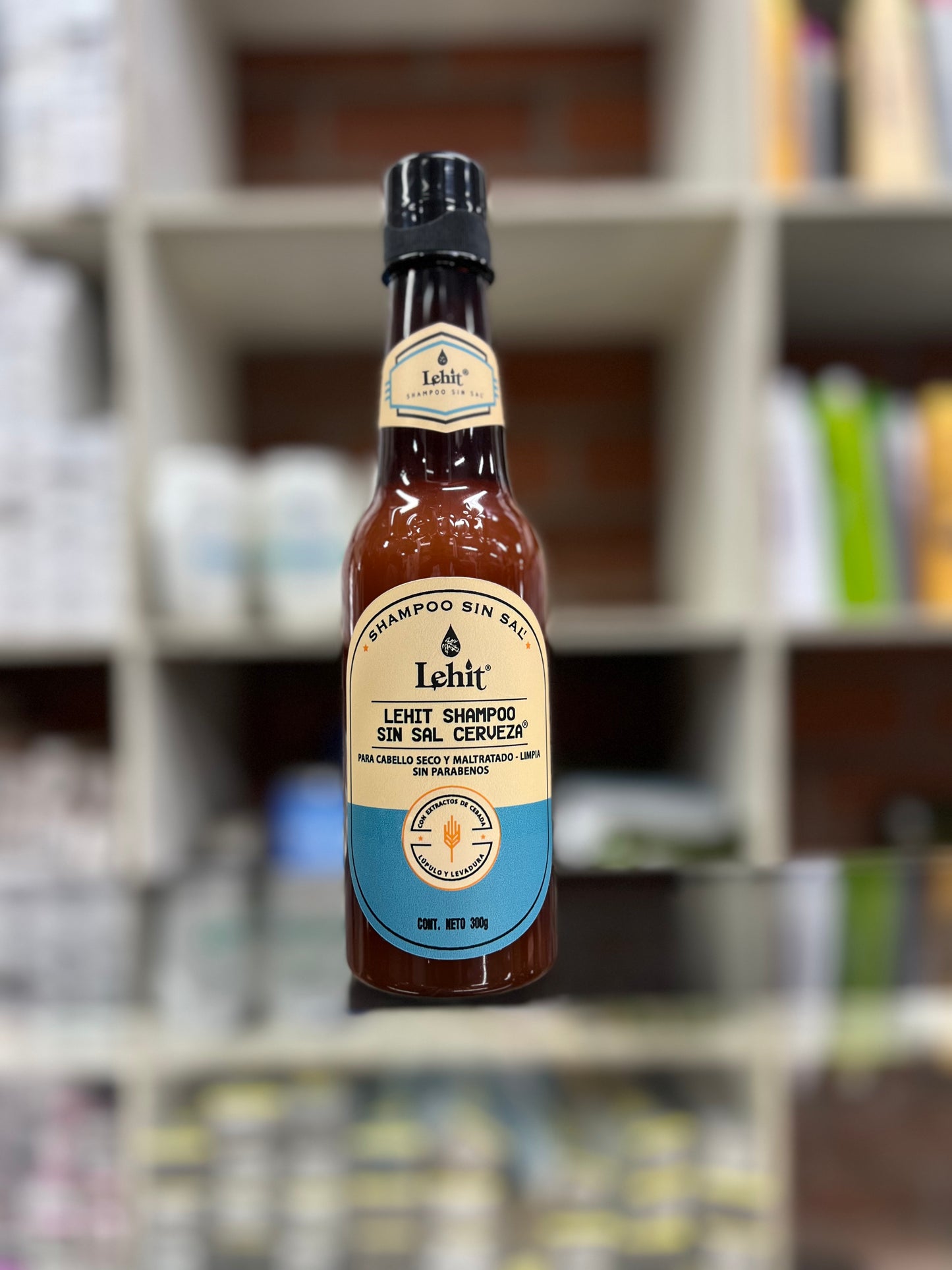 Shampoo sin sal lehit cerveza
