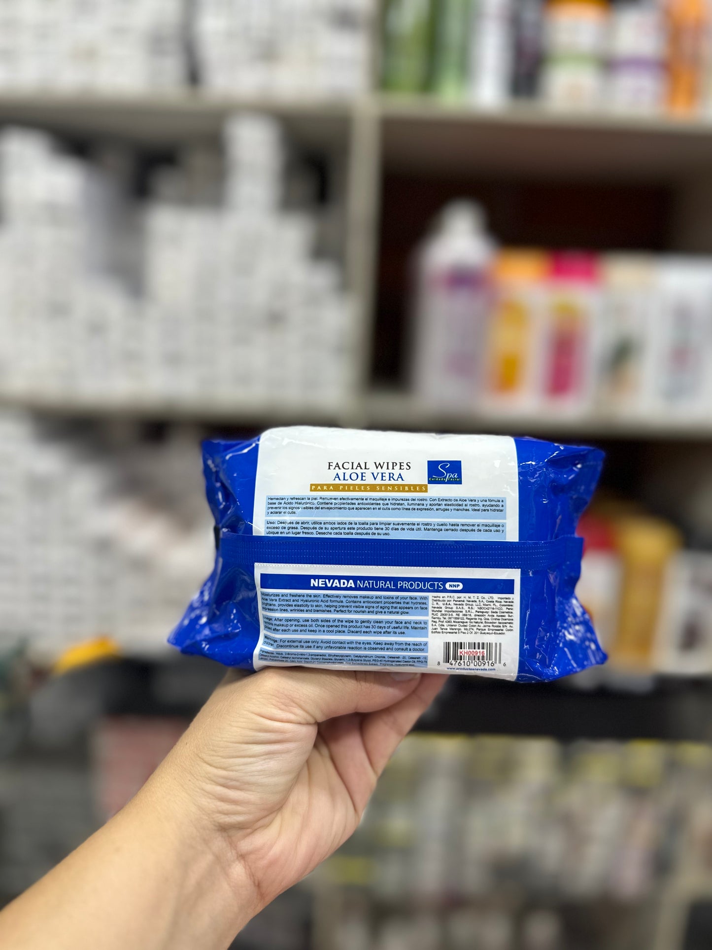 Toallitas húmedas faciales