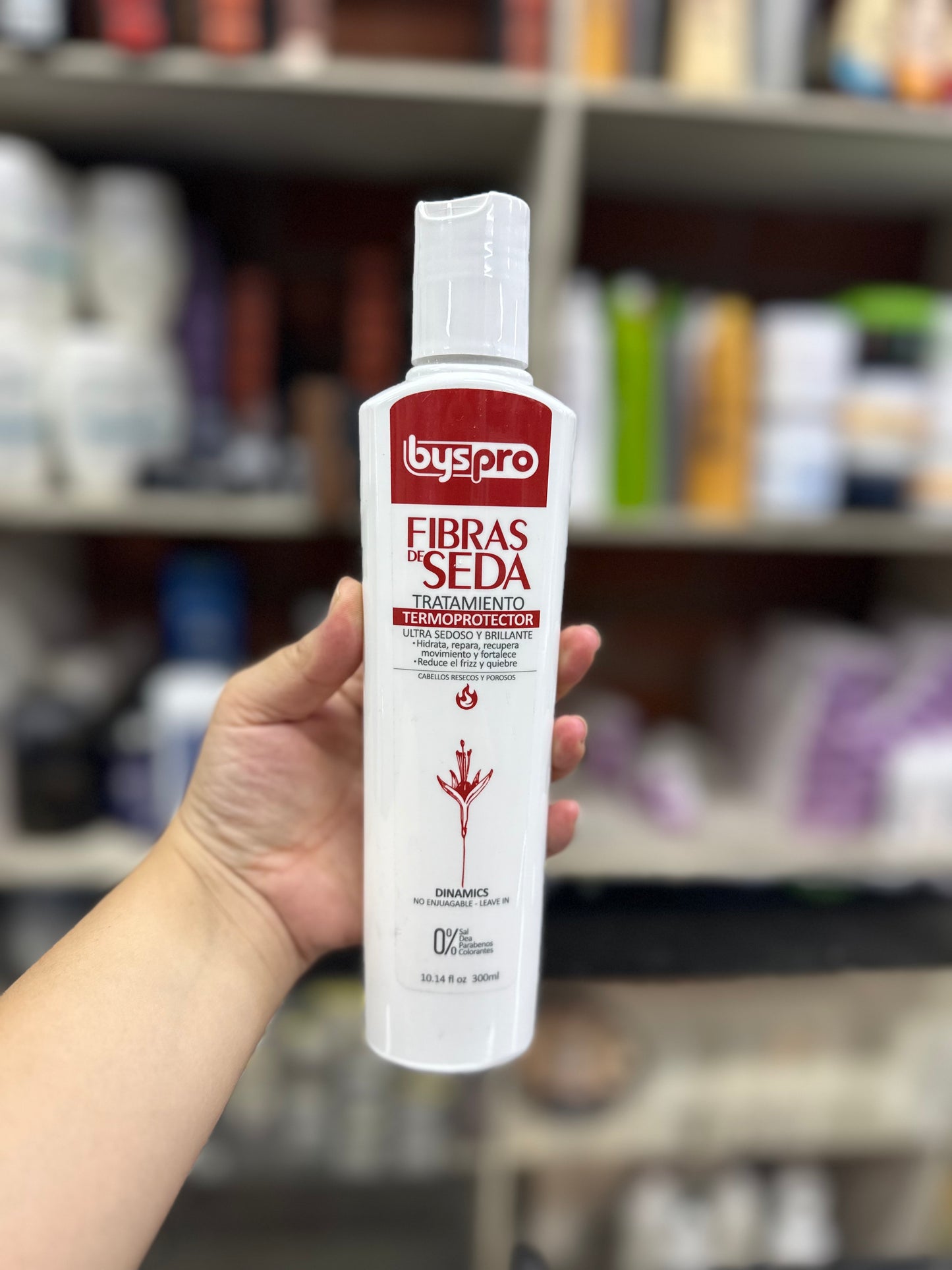 Tratamiento termoprotector fibras de seda byspro
