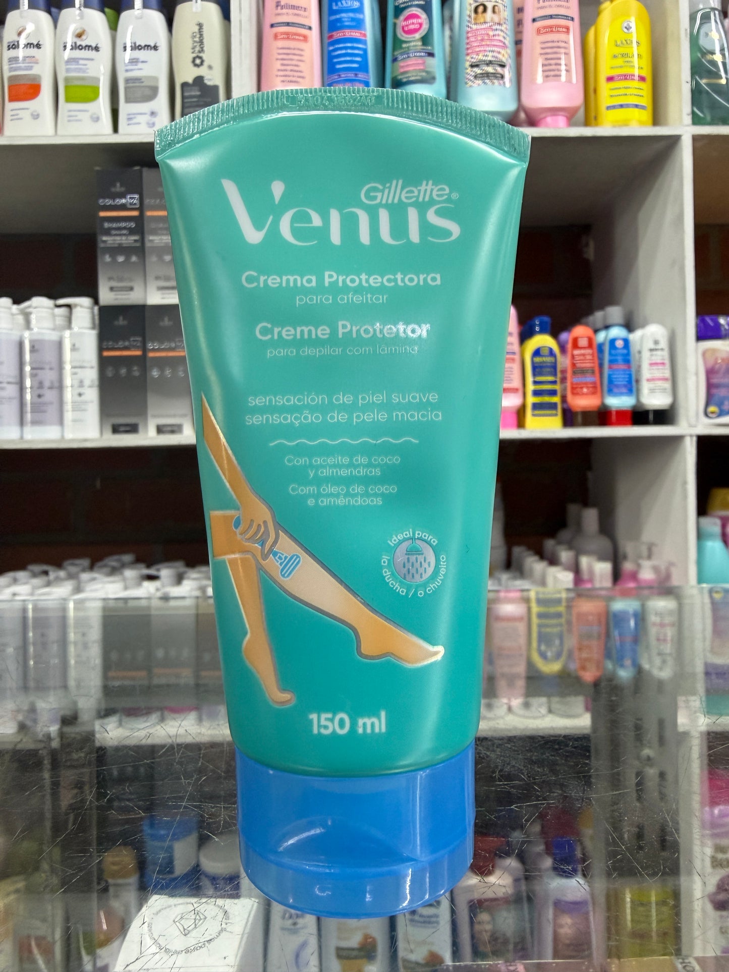 Crema Protectora para Afeitar Gillette Venus 150 ml