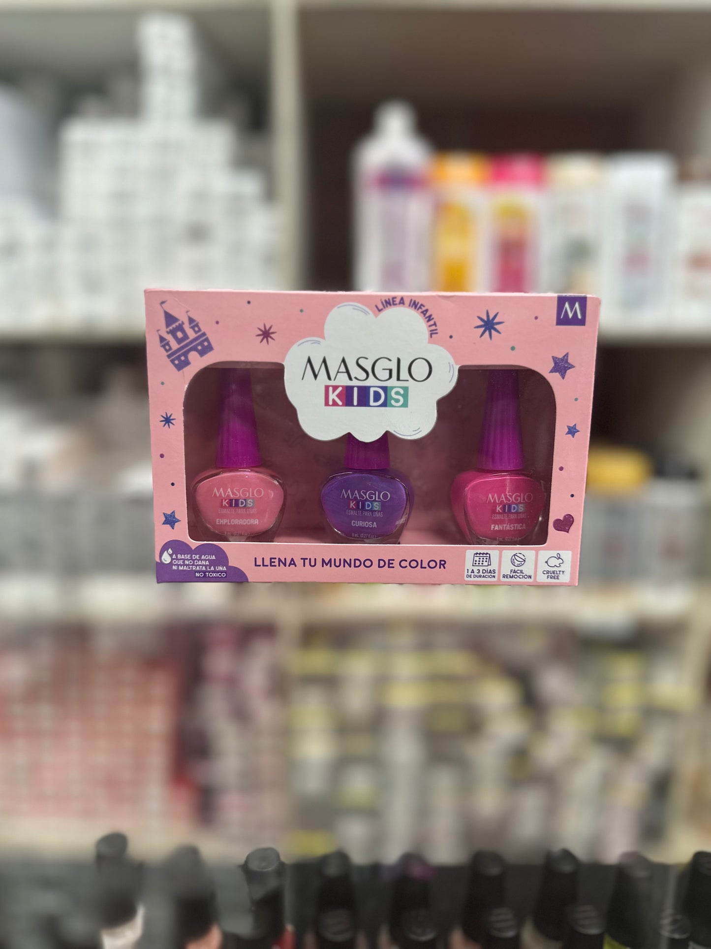 Kit esmalte masglo kids