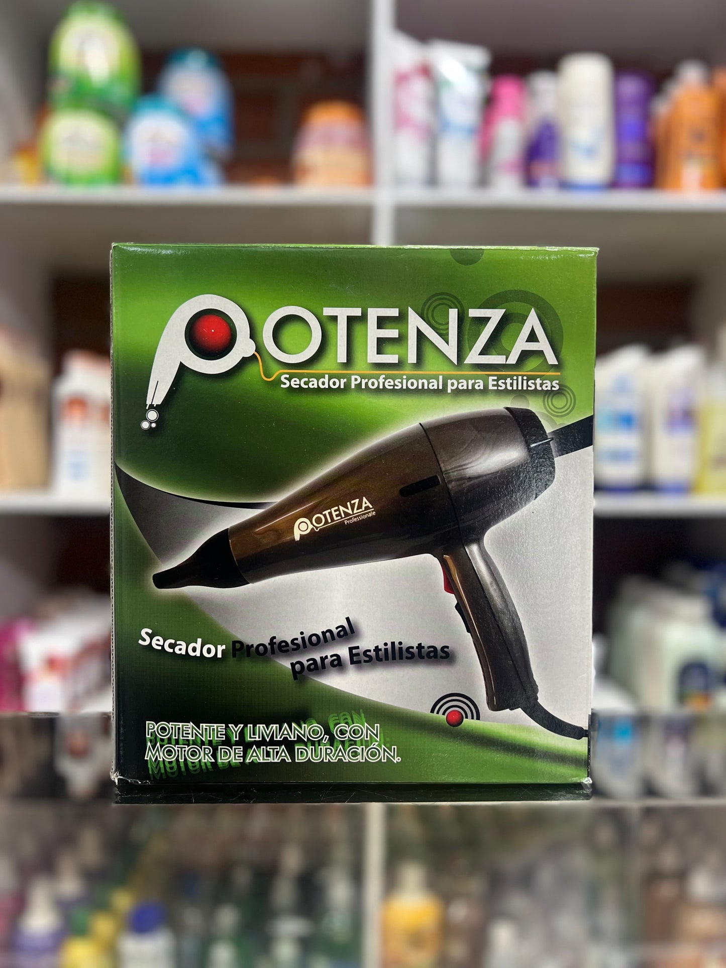 Secador profesional potenza con filtro extraible