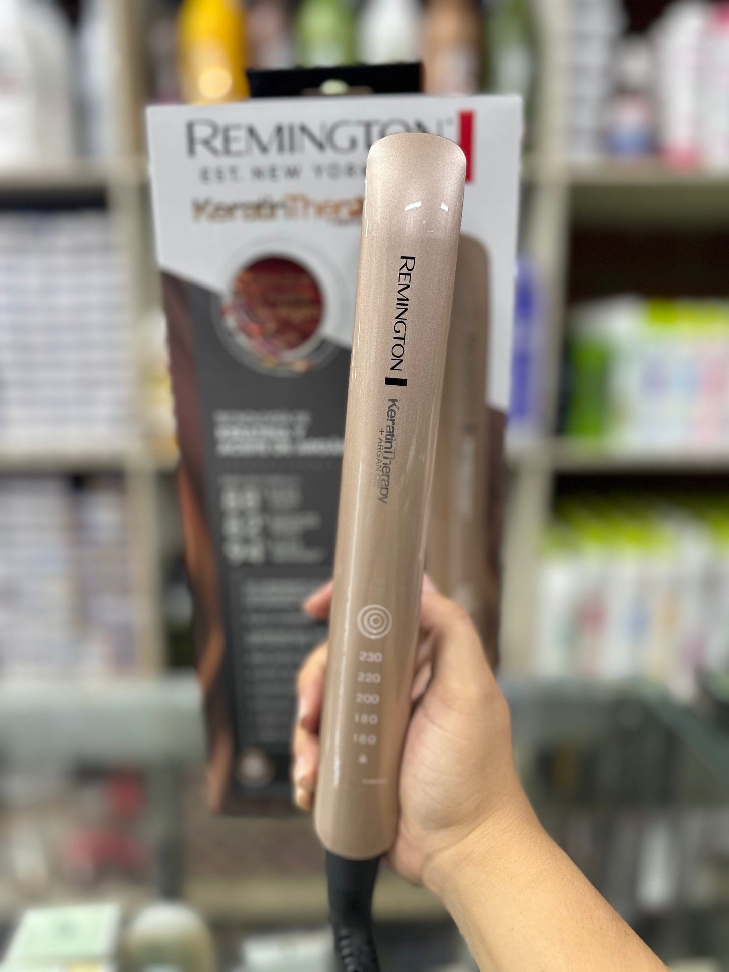 Plancha keratintherapy remington