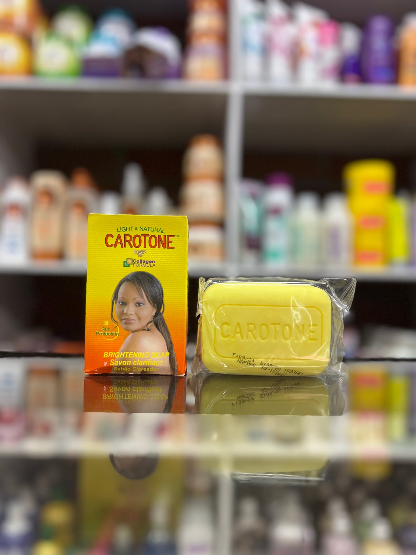 Jabón aclarante carotone
