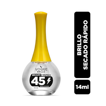 Esmalte Brillo vogue secado rapido 45 segundos