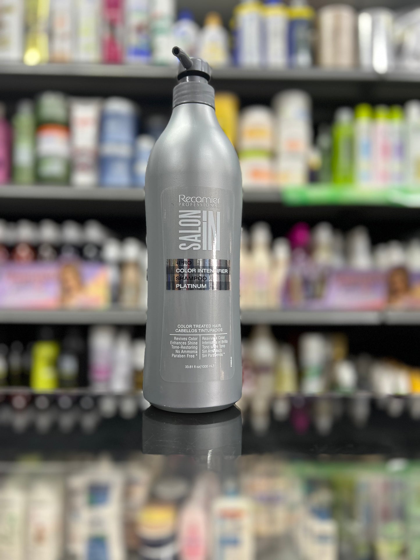 Shampoo color intensifier platinum salón in recamier