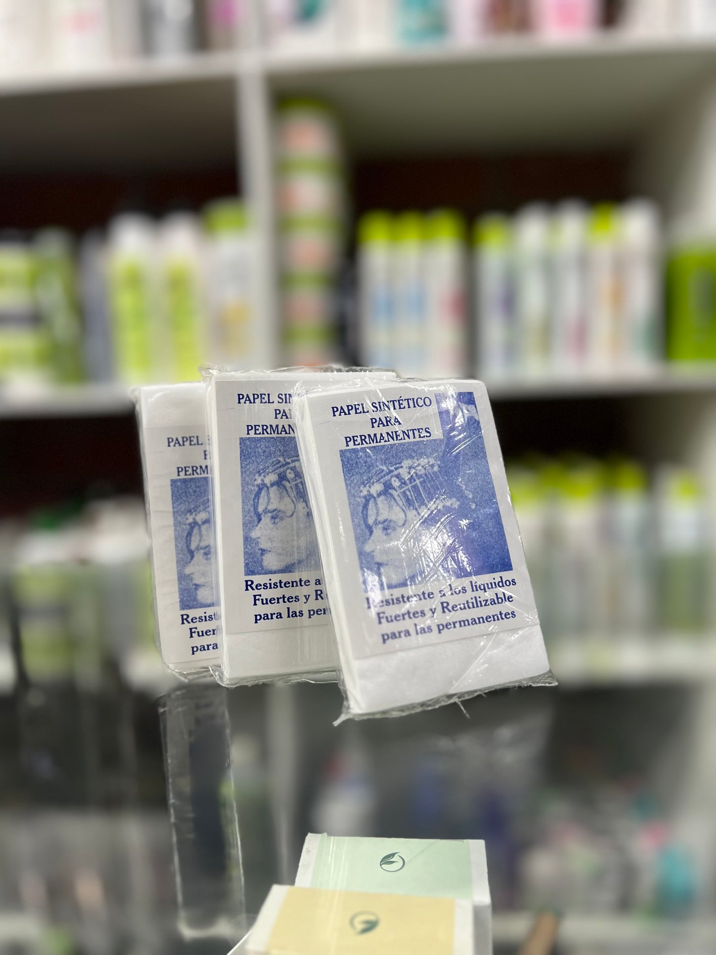 Bigudi hueso y papel para permanentes x 3 paquetes