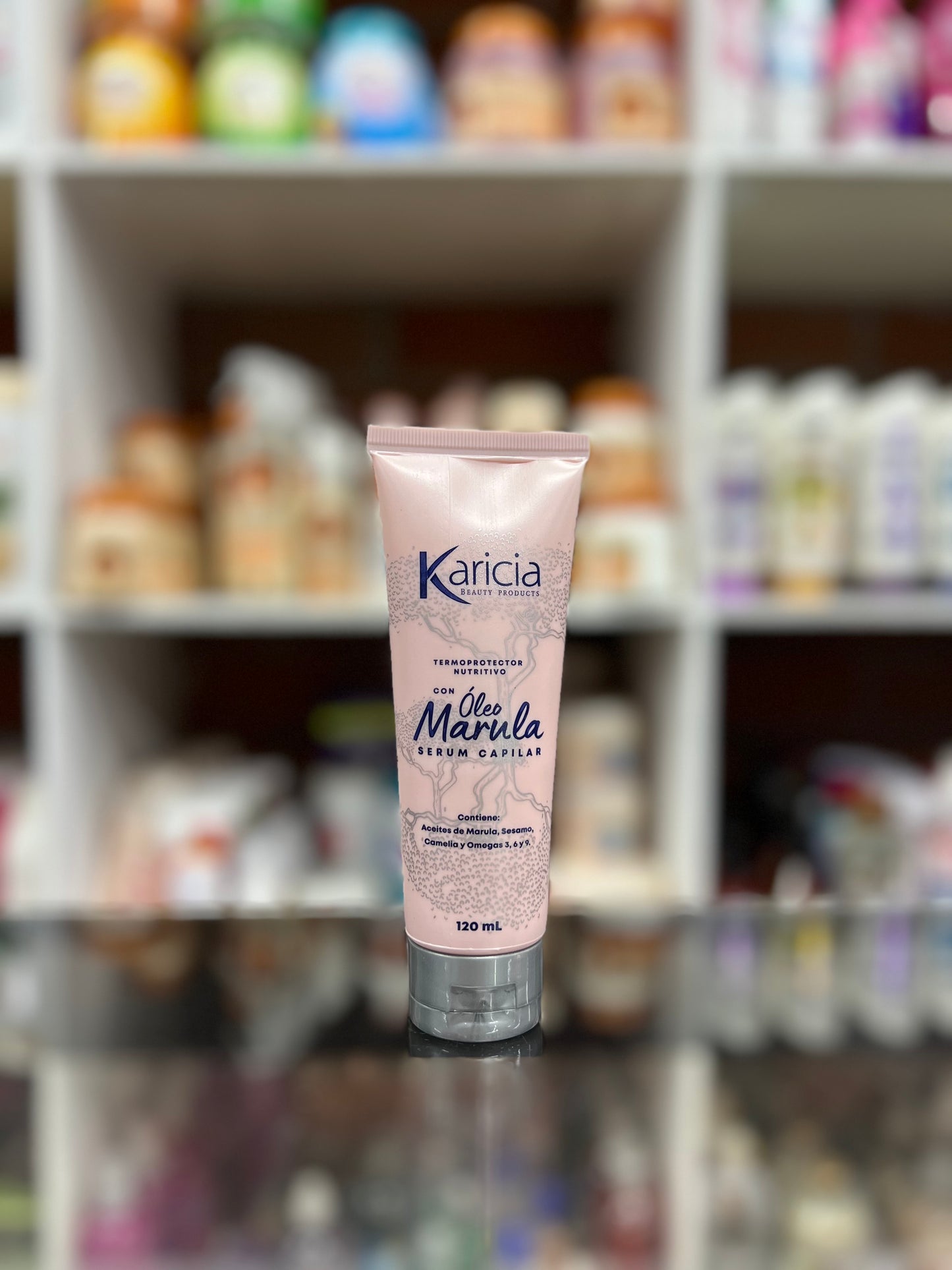 Serum capilarTermoprotector nutritivo con oleo marula karicia