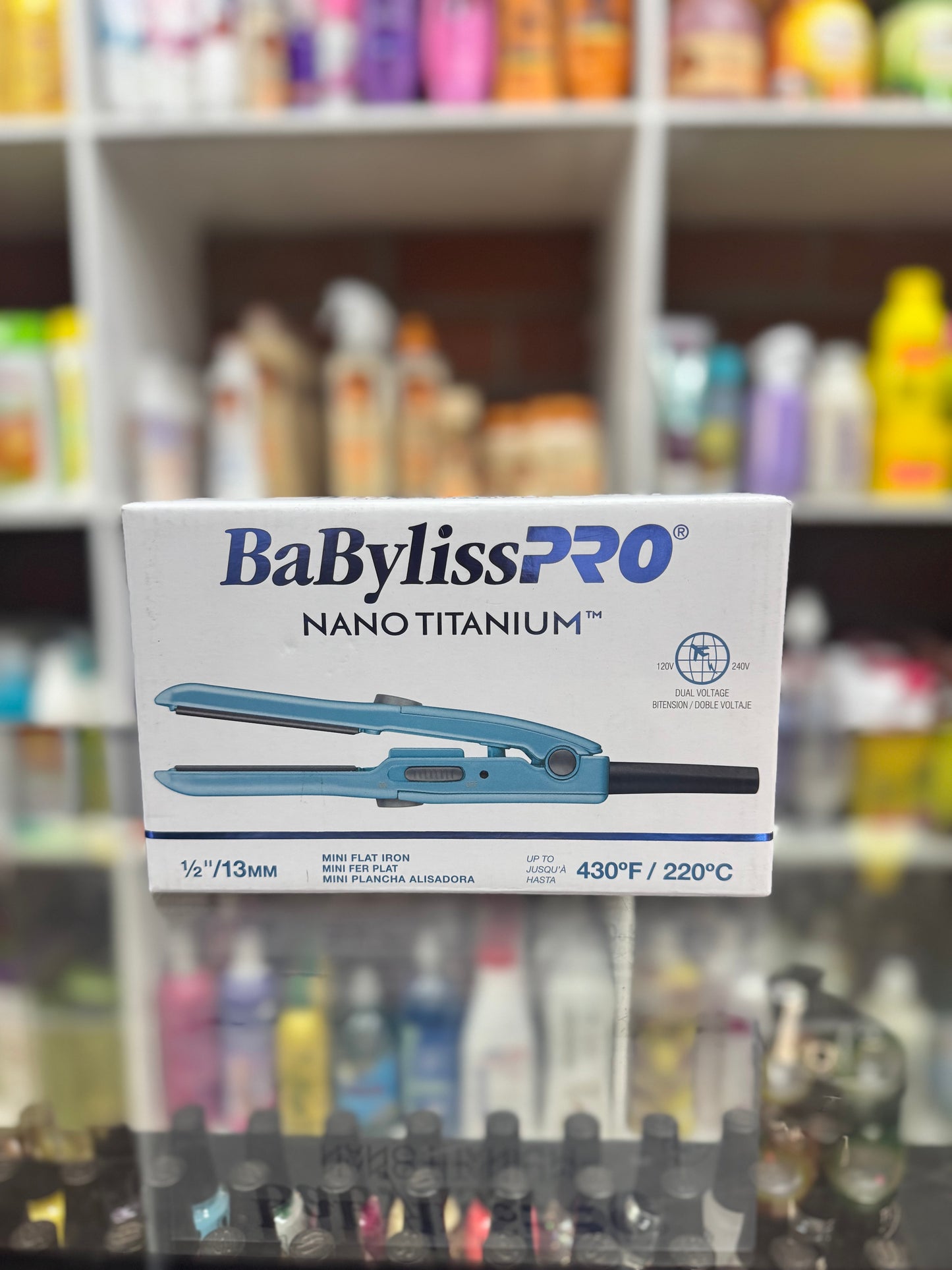 Plancha Mini BaBylissPRO Nano Titanium 1/2” (13 mm)