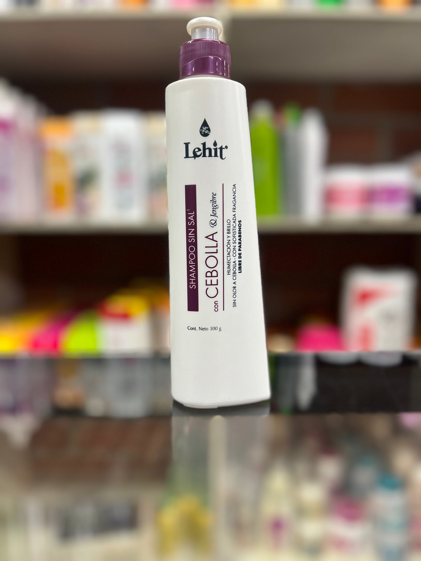 Shampoo sin sal cebolla lehit