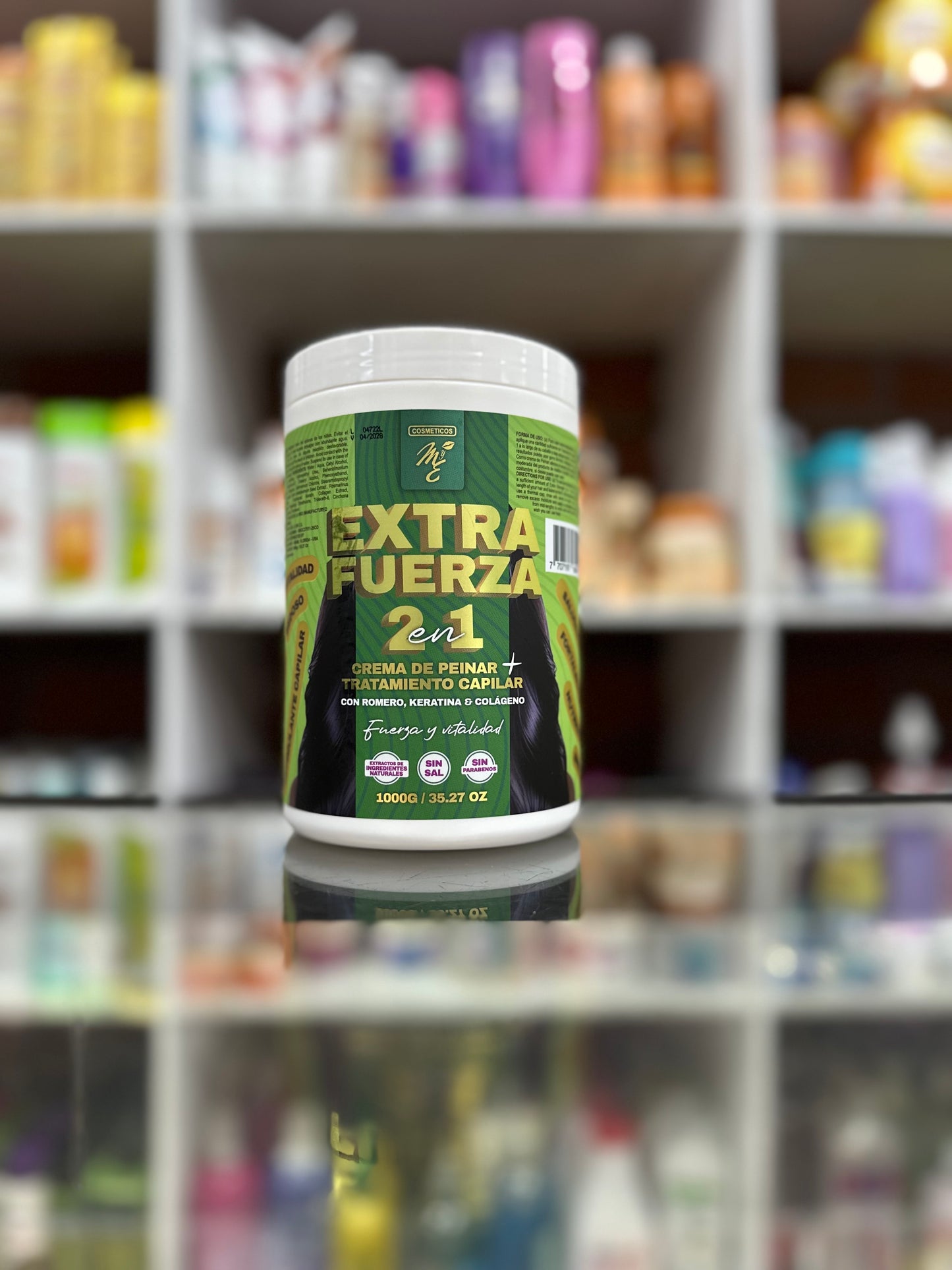 Crema de peinar y tratamiento capilar 2 en 1 extra fuerza MyE