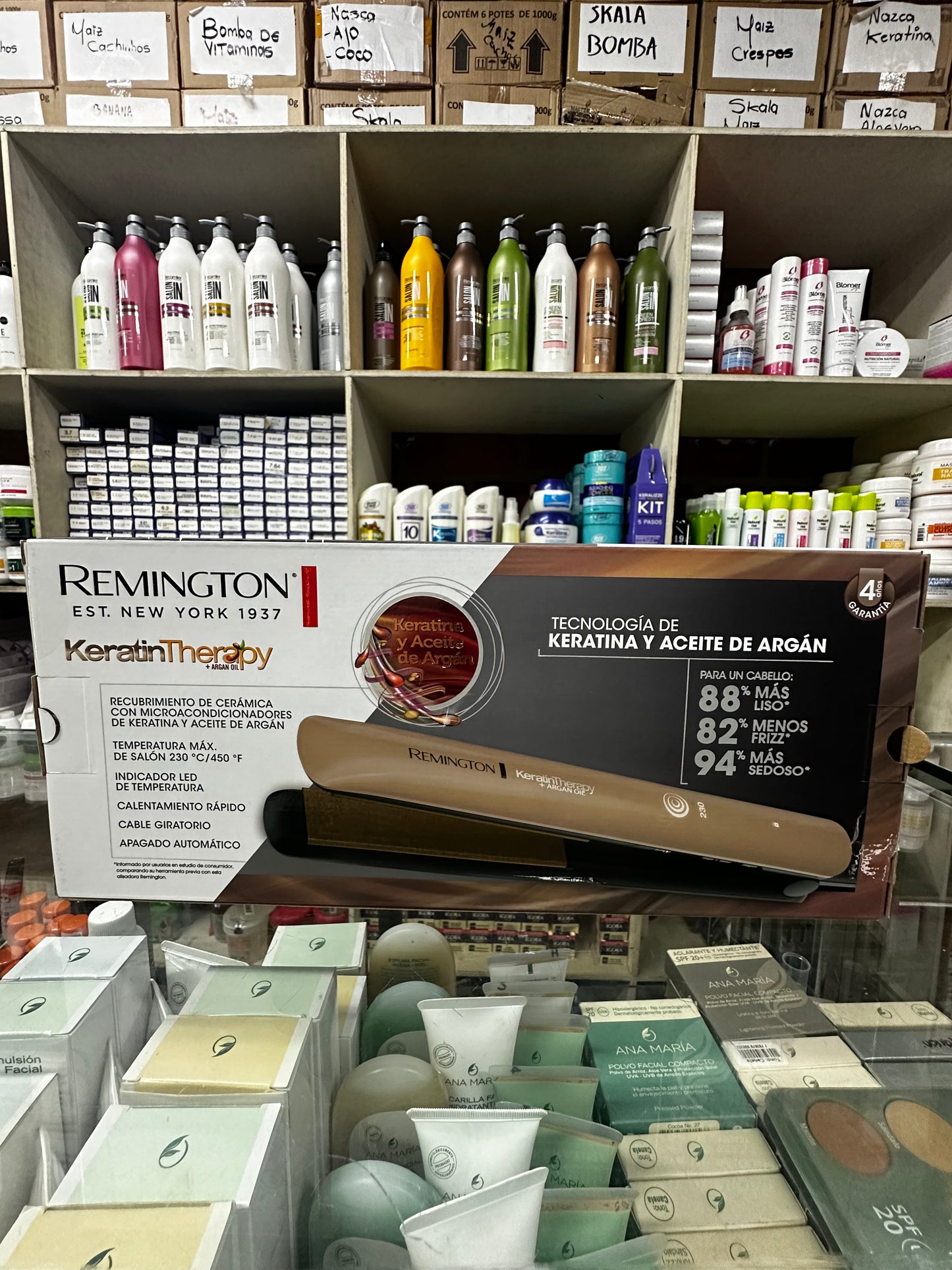 Plancha keratintherapy remington
