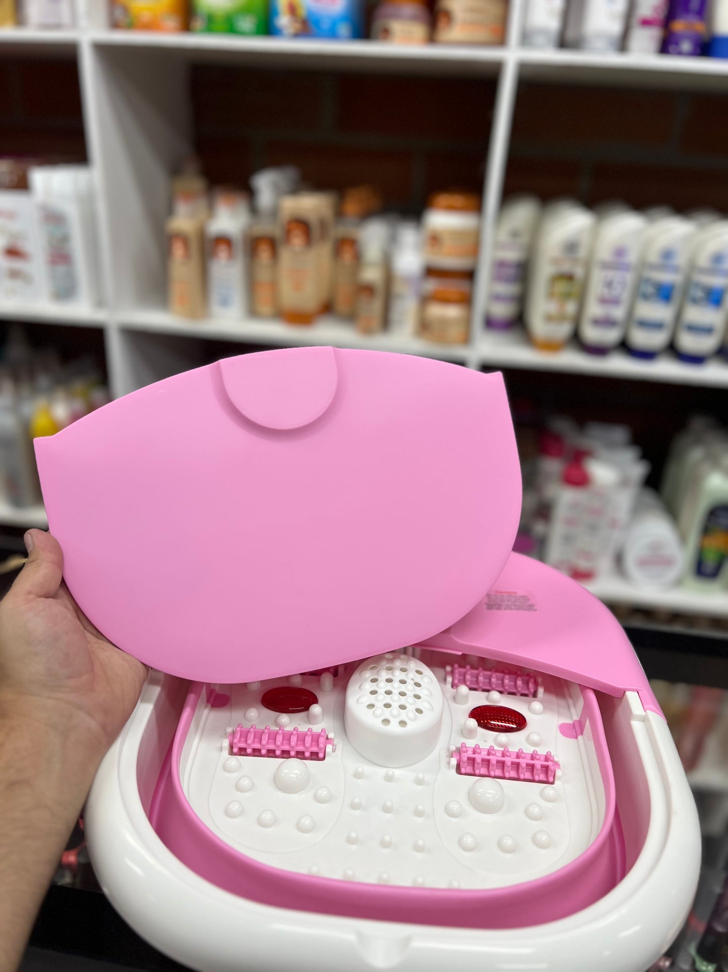 Bañera plegable para pies