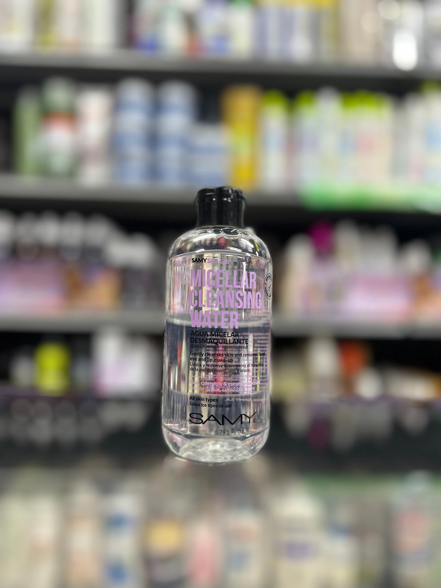 Agua micelar desmaquillante dermatologicamente comprobada
