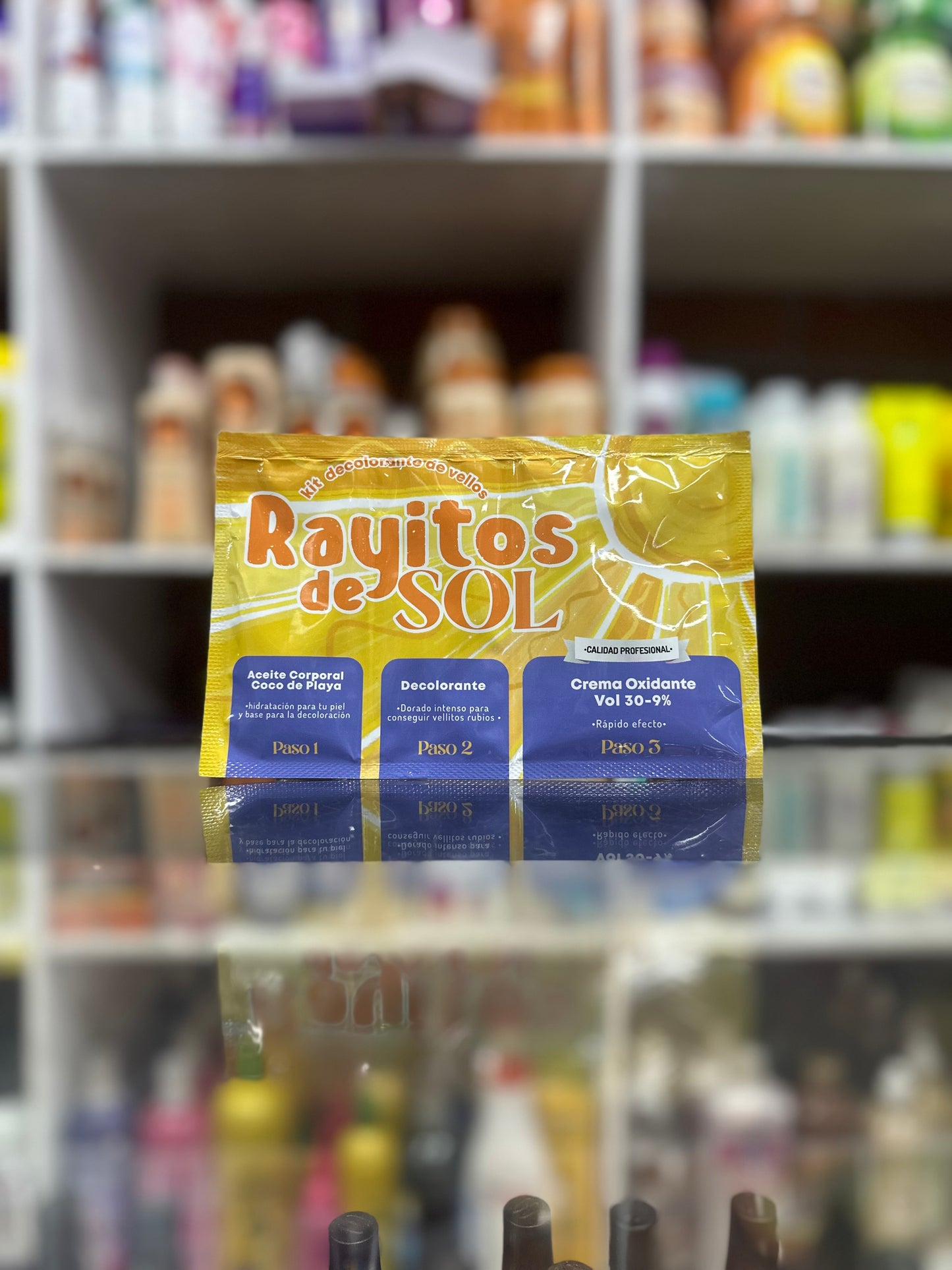 Kit decolorante de bellos rayitos de sol
