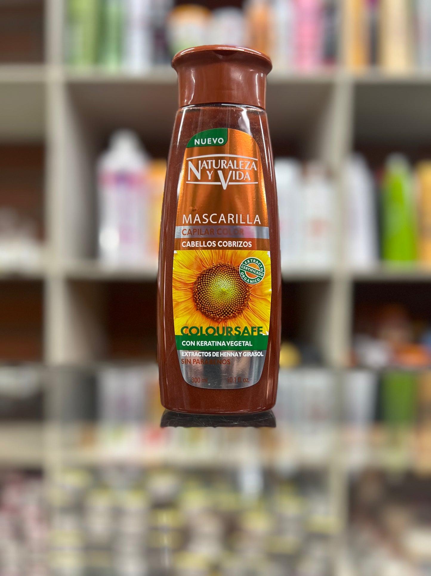 Mascarilla naturaleza y vida cobrizos