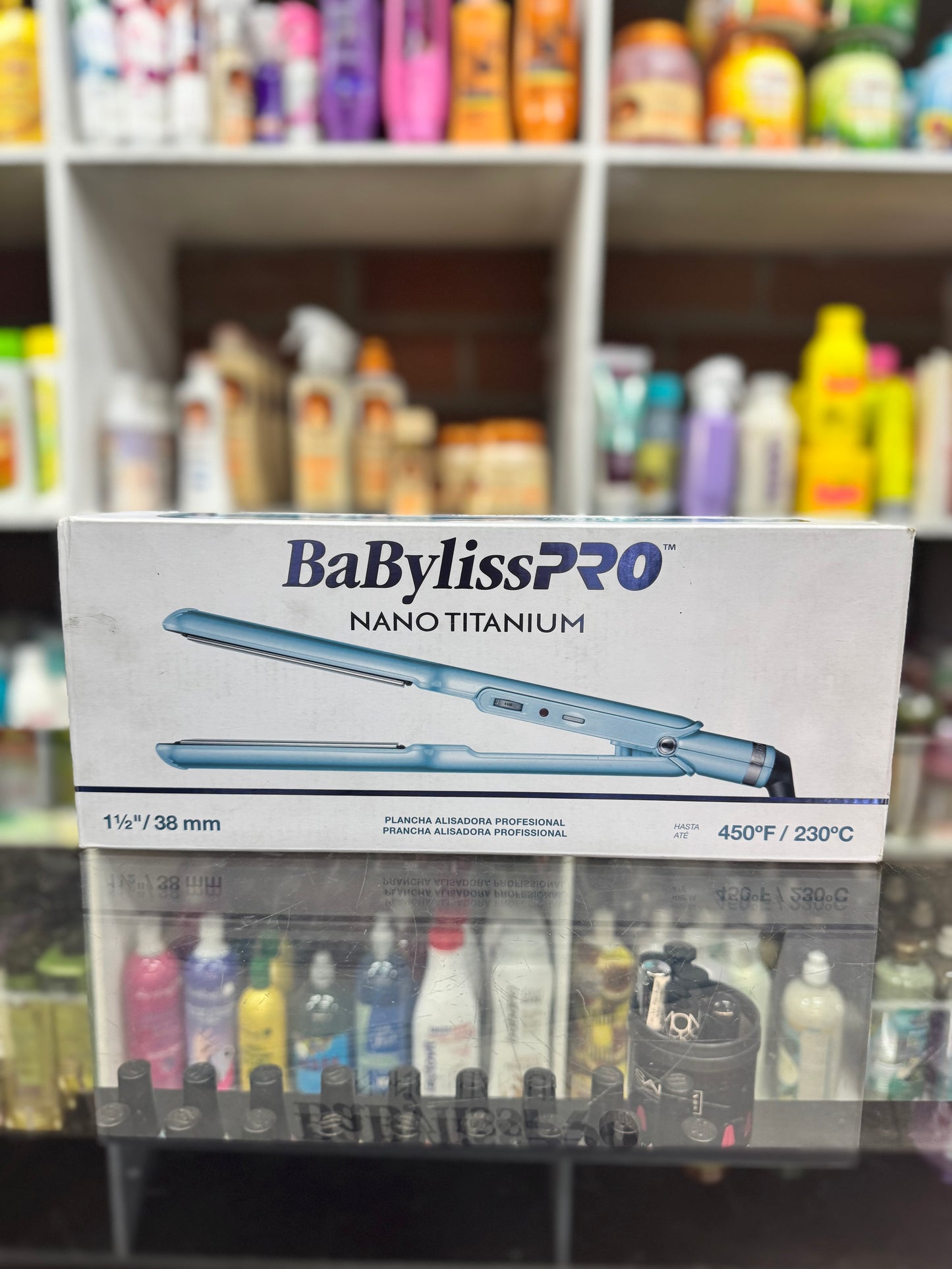 Plancha BaBylissPRO Nano Titanium 1½” (38 mm)