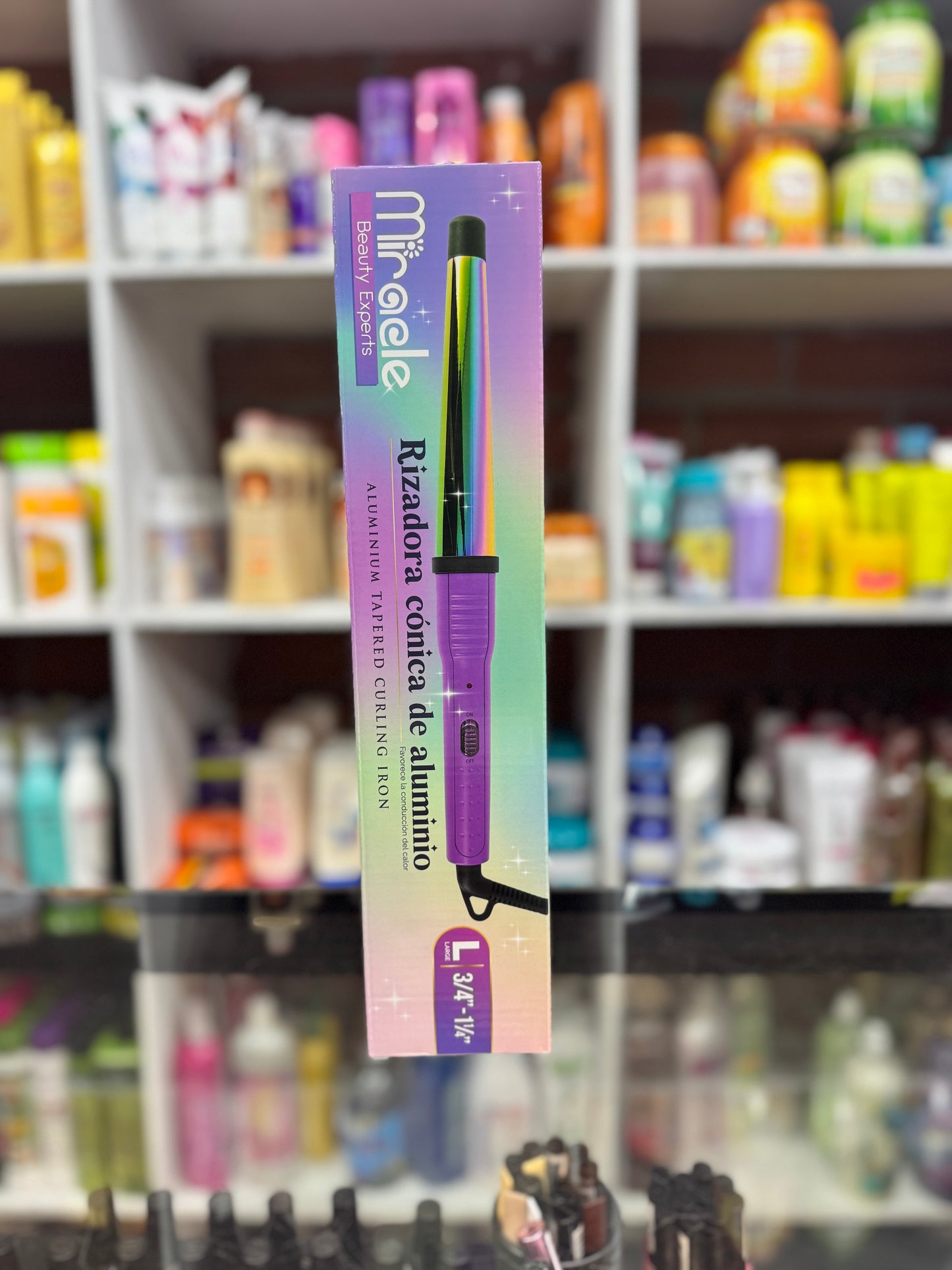 Pinza rizadora cónica de aluminio