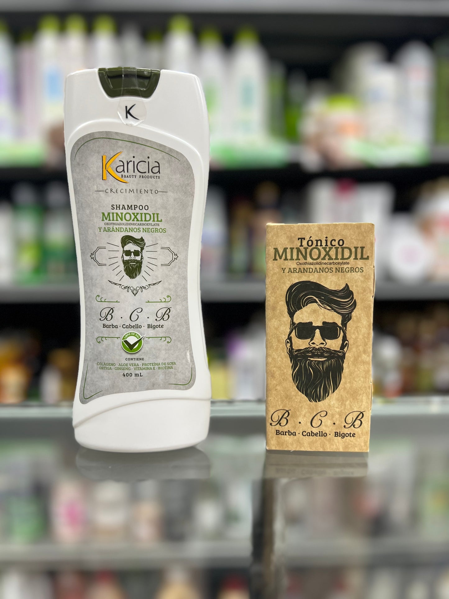 Kit minoxidil hombre karicia