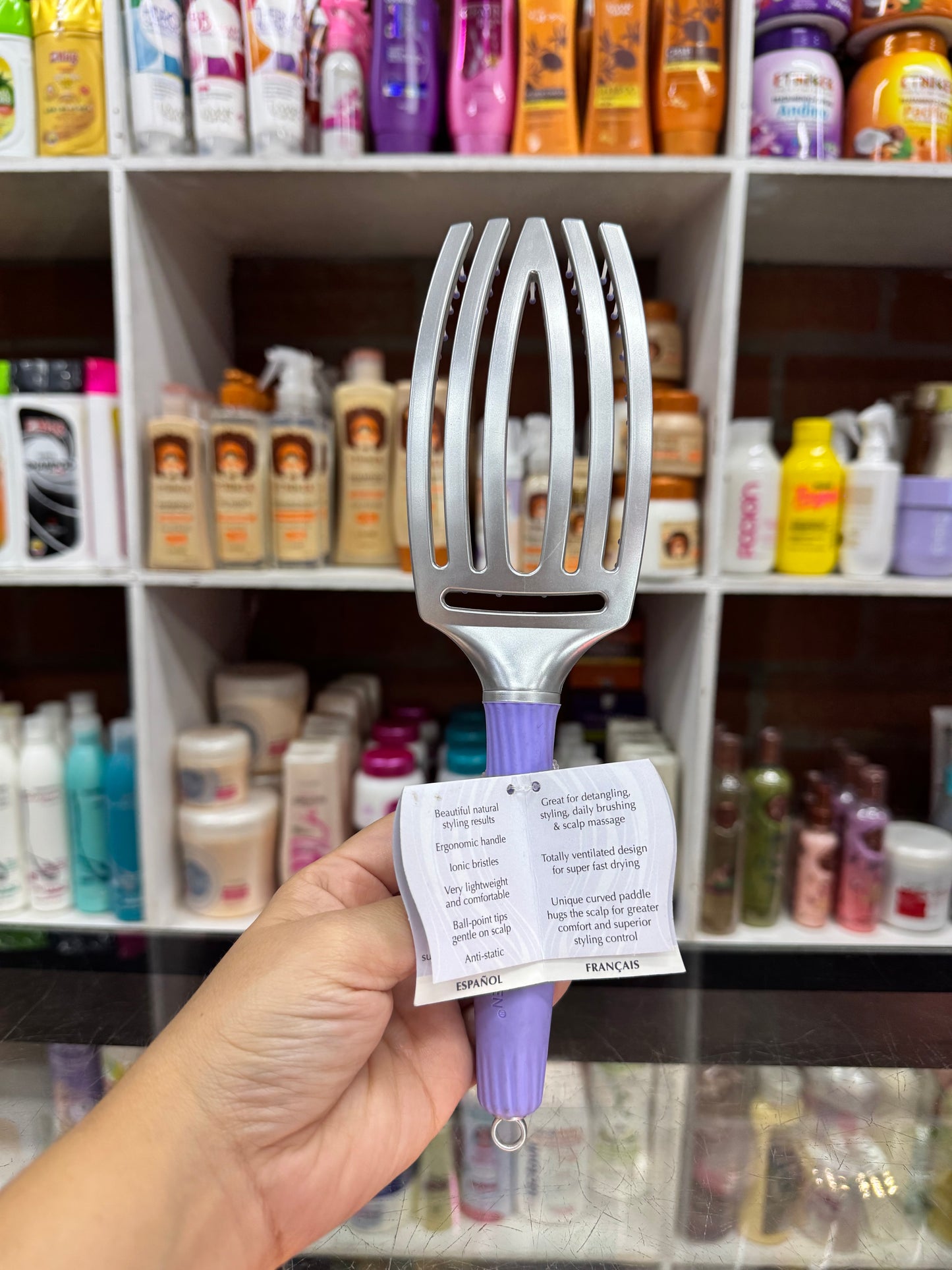 Cepillo fingerbrush Olivia garden médium