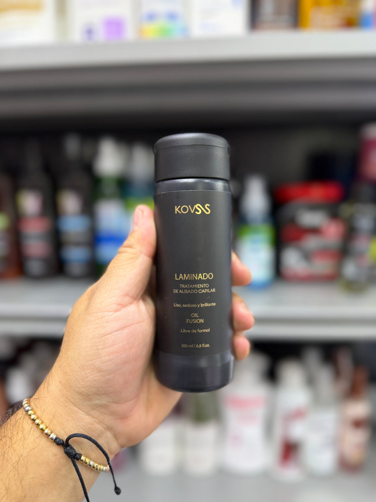 Laminado KOVSS BIOCRESS Oil Fusion 200 ml – Tratamiento de Alisado Capilar