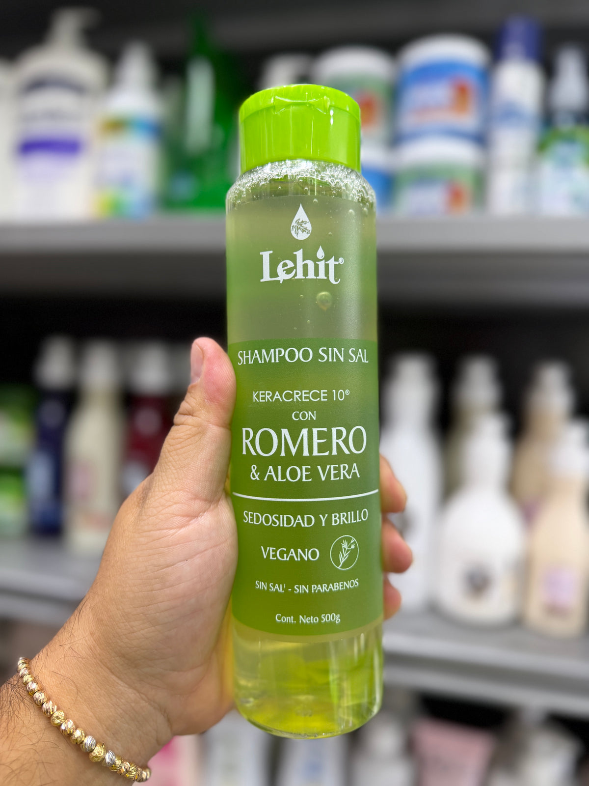 Shampoo Lehit Keracreсe 10° con Romero & Aloe Vera 500 g