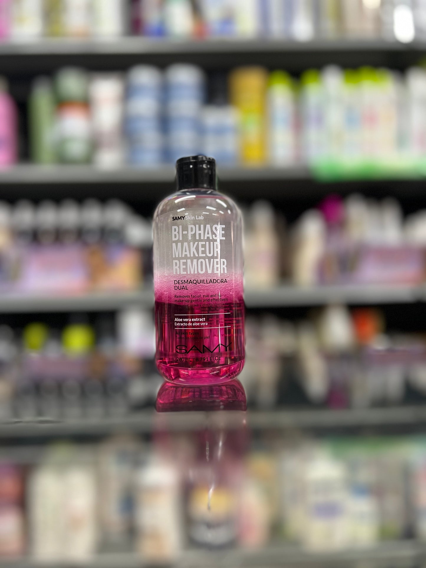 Desmaquilladora dual bi phase makeup remover