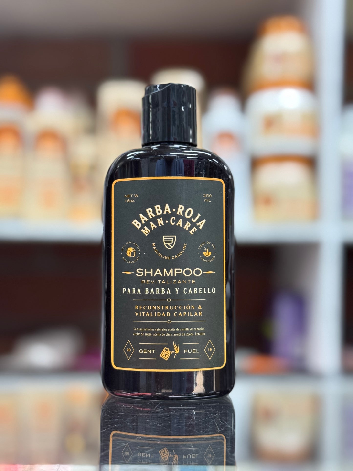 Shampoo para barba y cabello