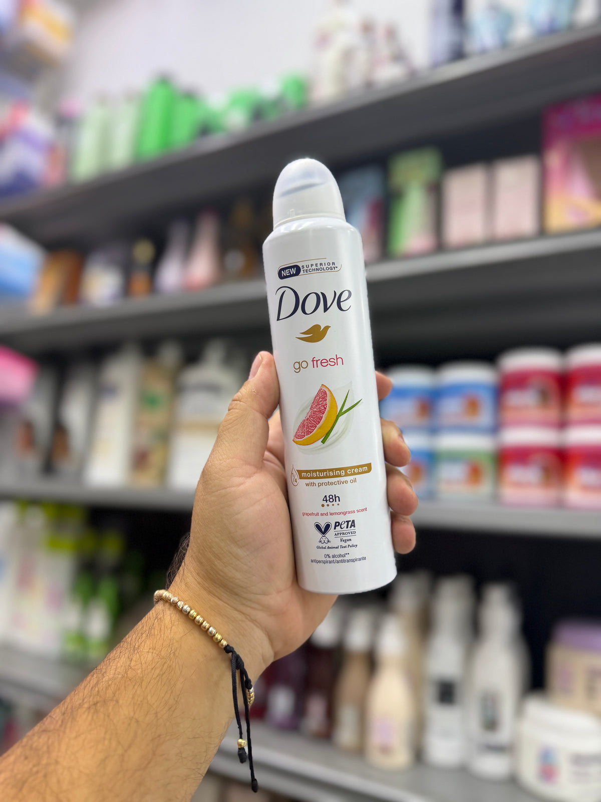 Desodorante Dove Go Fresh Grapefruit & Lemongrass Antitranspirante Aerosol