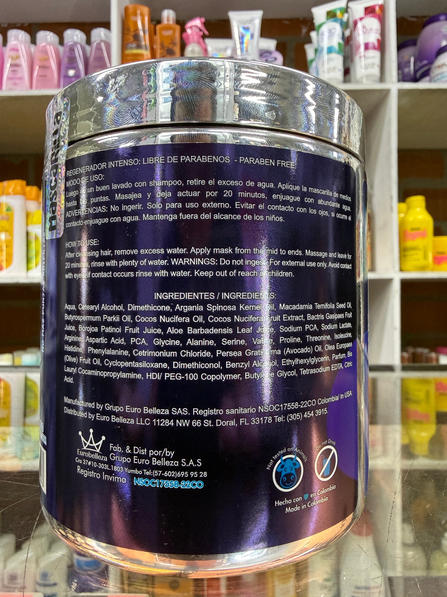 Mascarilla leche pal pelo 7 óleos regenerador intenso