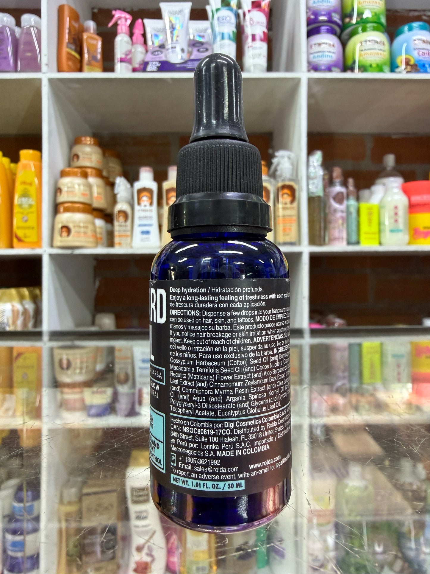 Rolda Beard Oil Eucalipto y Menta – Aceite para Barba 30 ml
